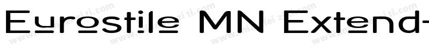 Eurostile MN Extend字体转换